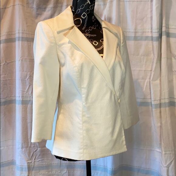 Kay Unger Evening Jacket Wrap Front 3/4 Sleeve - Picture 5 of 6